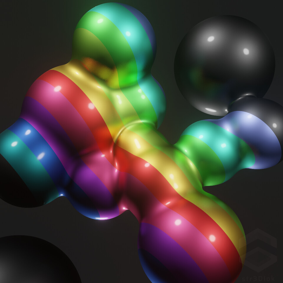 Render de colores en elemento 3d